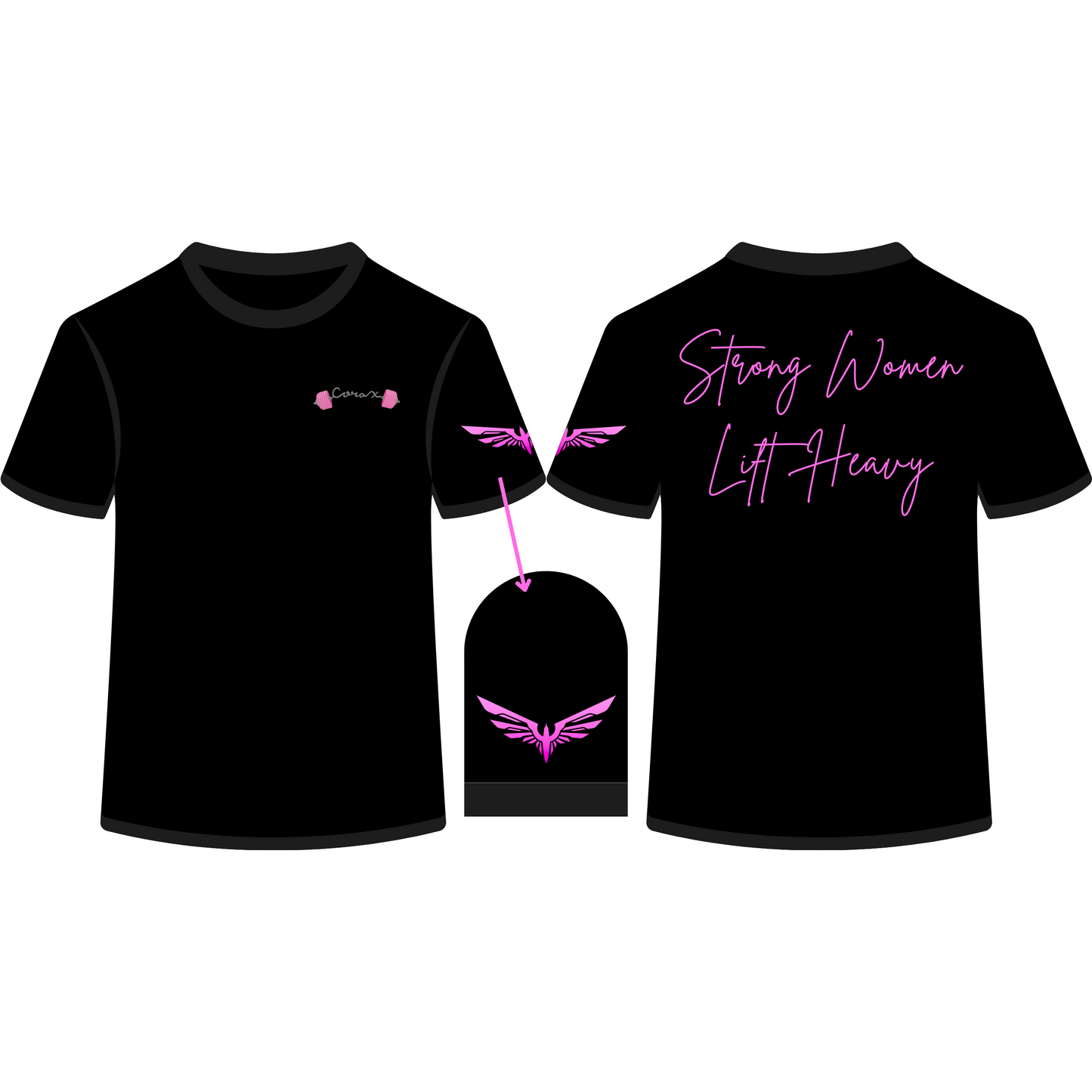 Corax Strong Woman Men's T-Shirt