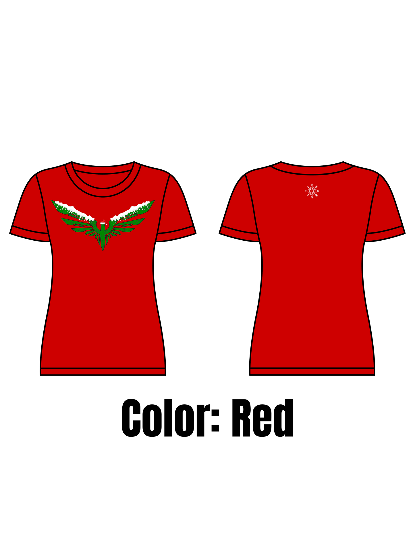 Women's Corax Christmas Logo T-shirt