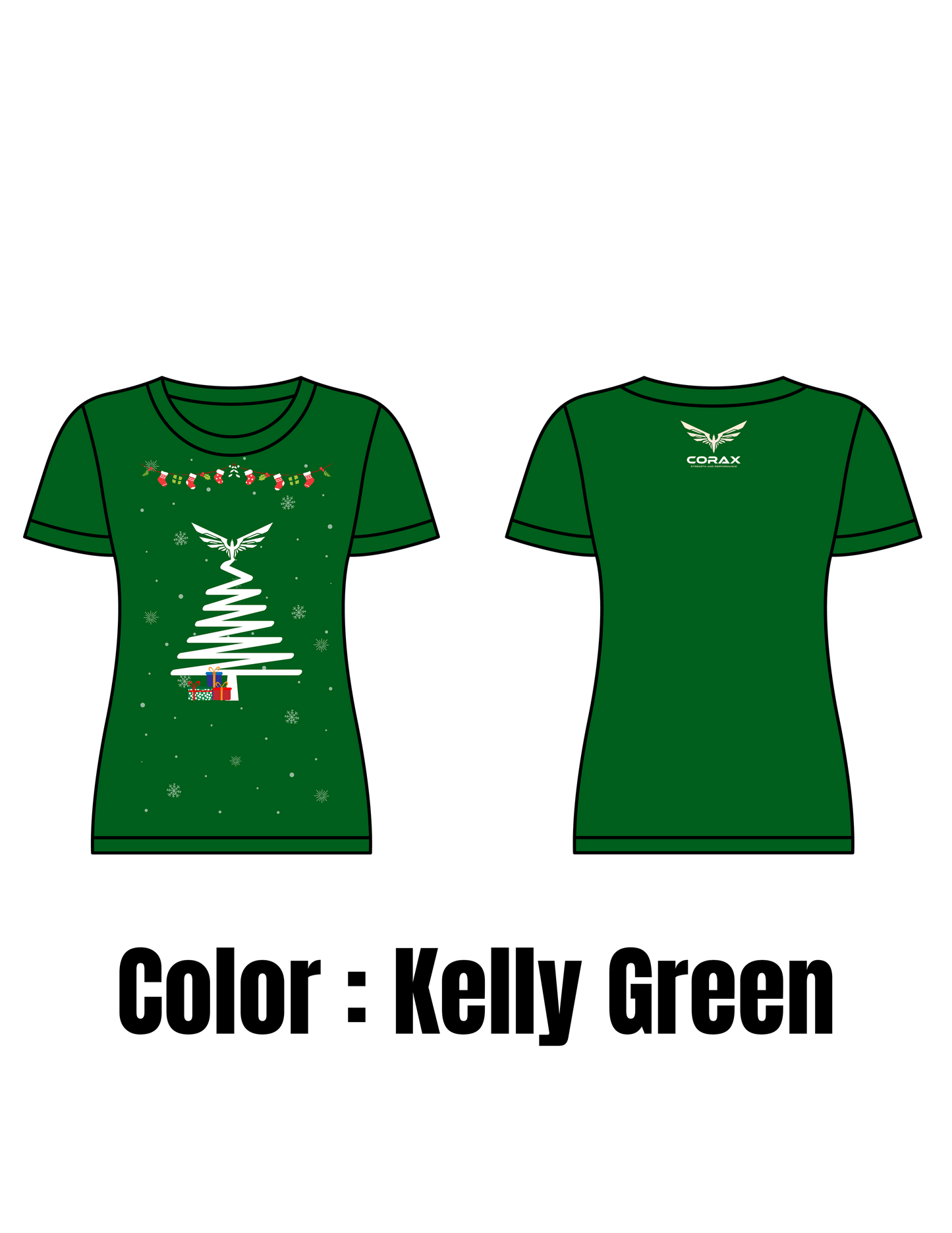 Women's Corax Christmas Short Sleeve T-shirt