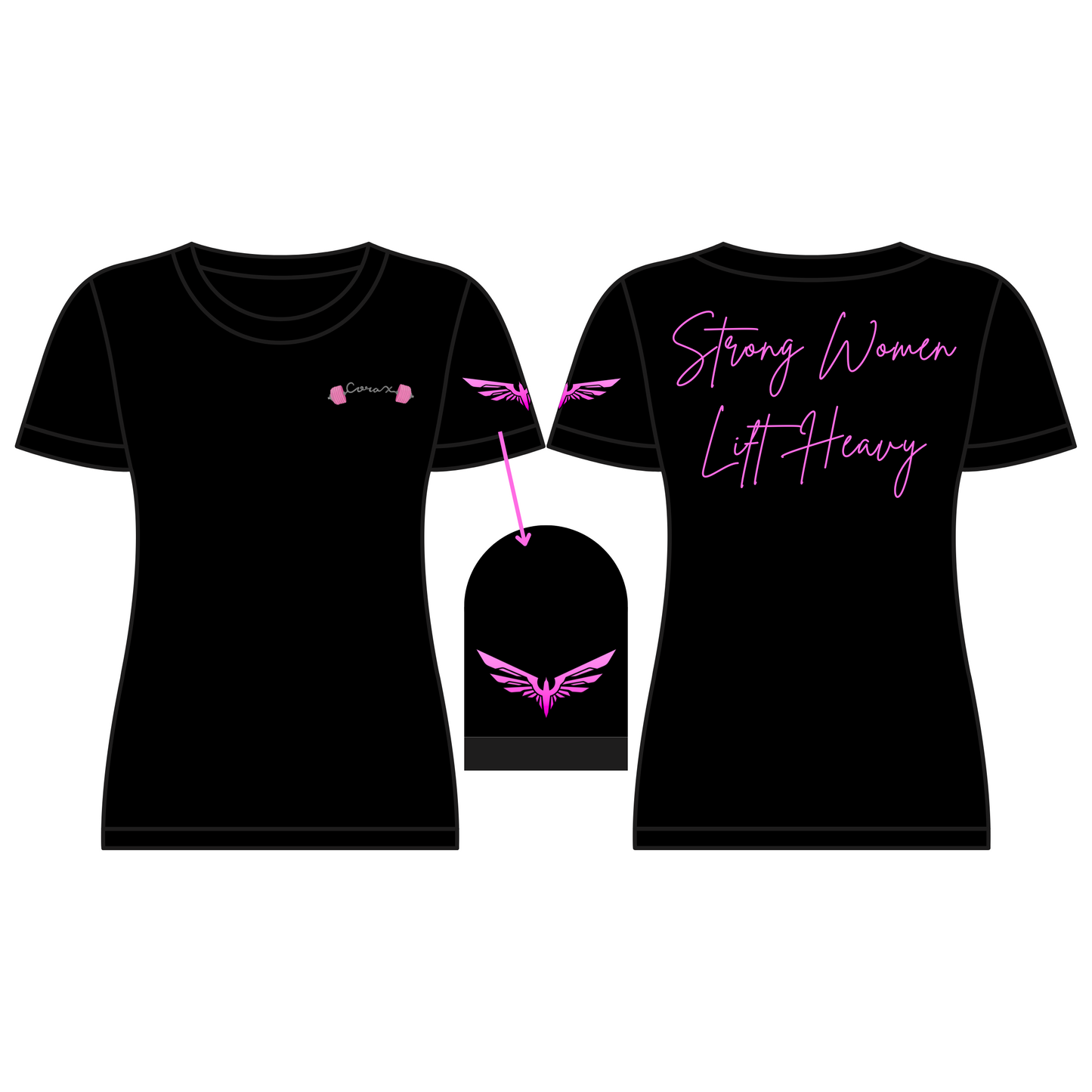 Corax Strong Woman Women's T-Shirt