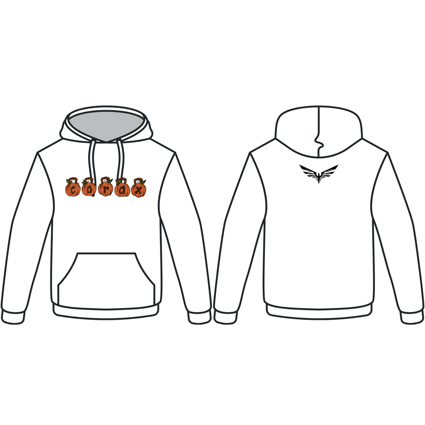 Corax Pumpkin Bells Hoodie