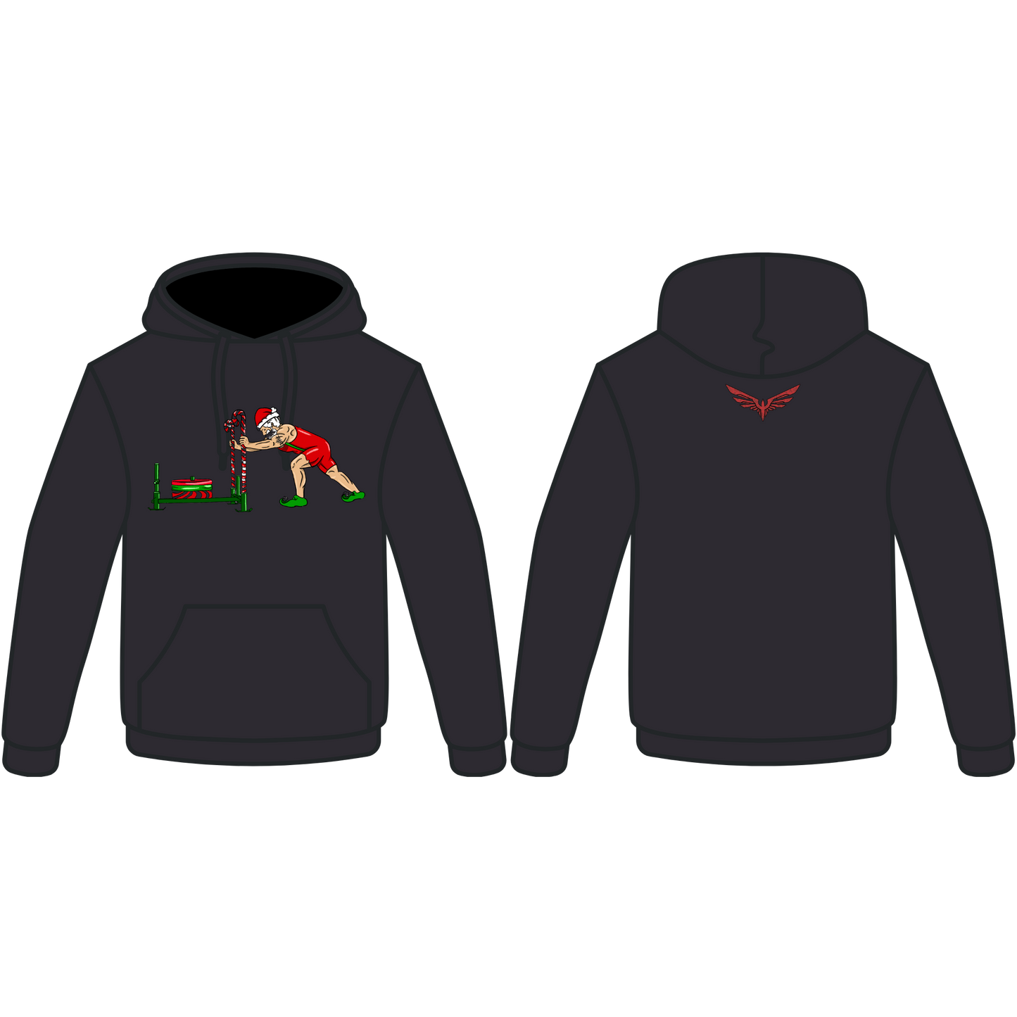 Corax Santa's Sled Hoodie