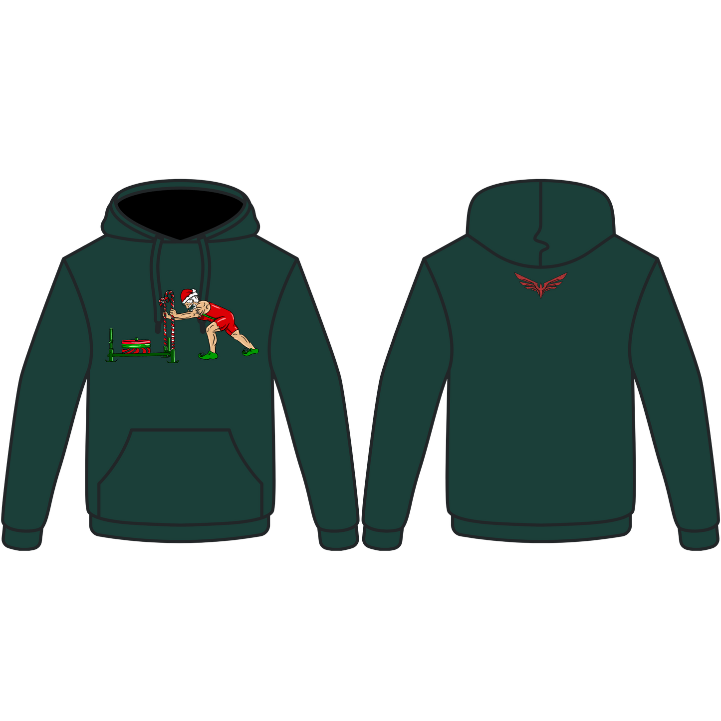 Corax Santa's Sled Hoodie