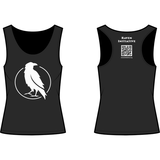 Raven Initiative Logo Women's Racerback Tank Top