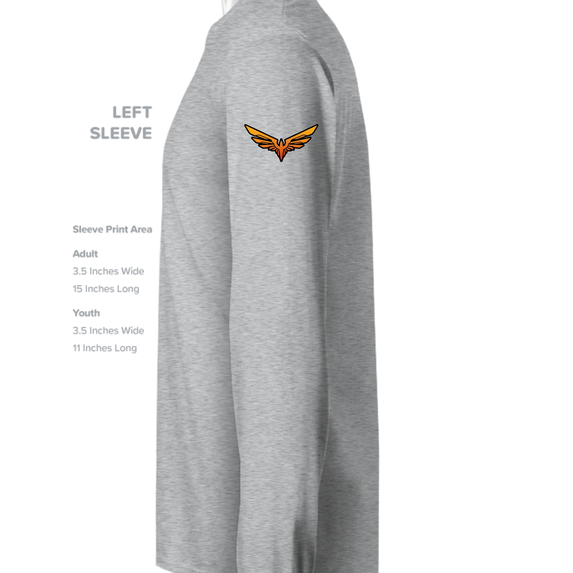 Heather Gray (90/10) - SLEEVE_LEFT
