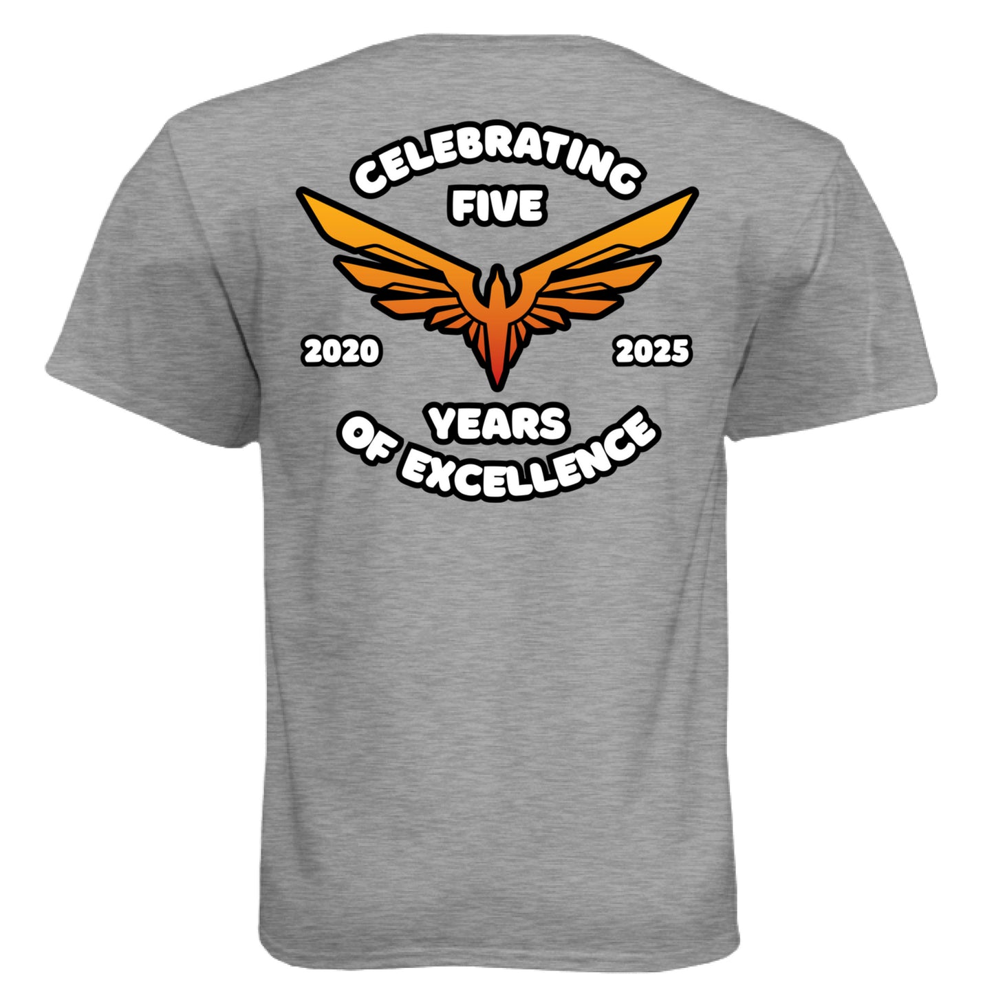 Dark Heather Grey (60/40) - BACK