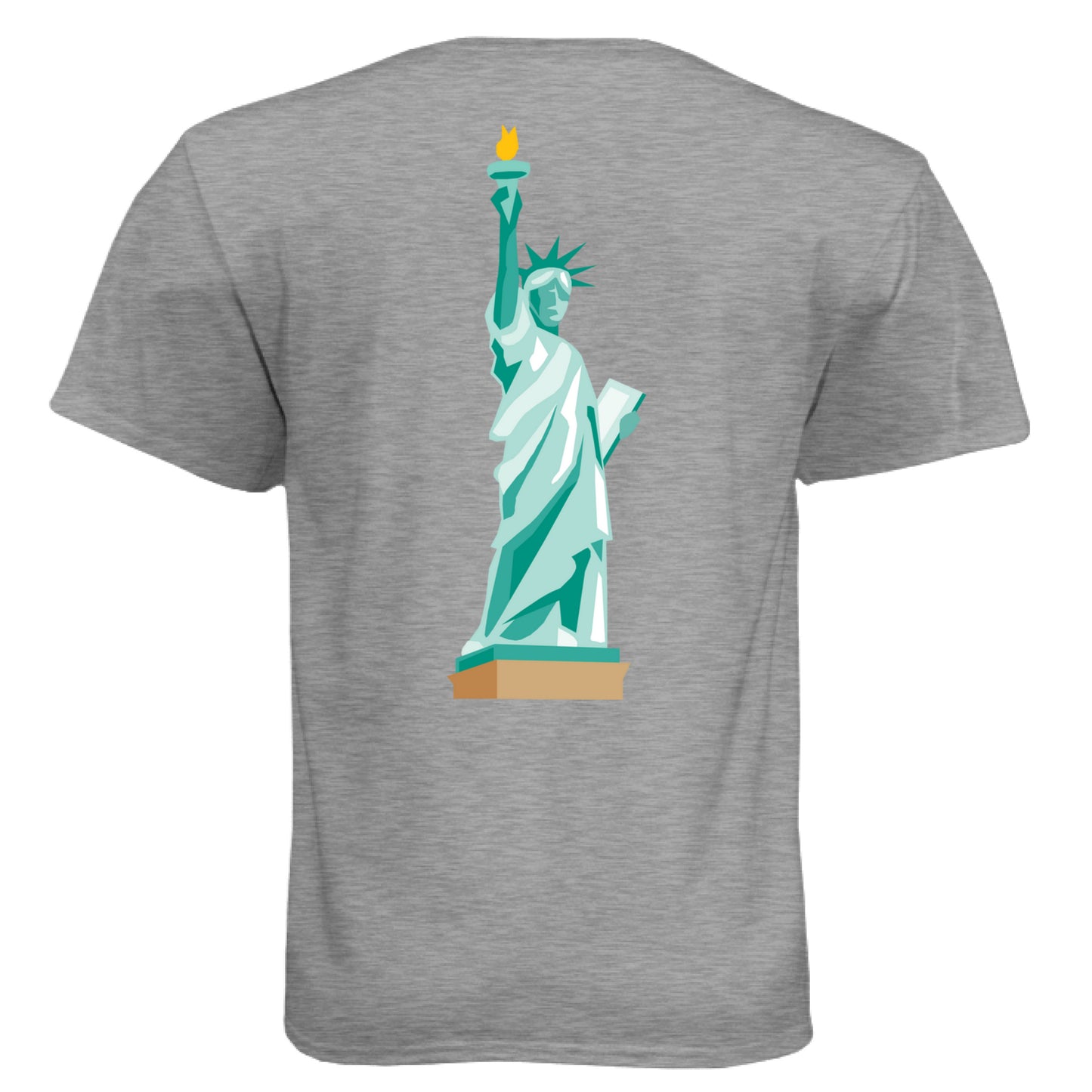 Dark Heather Grey (60/40) - BACK