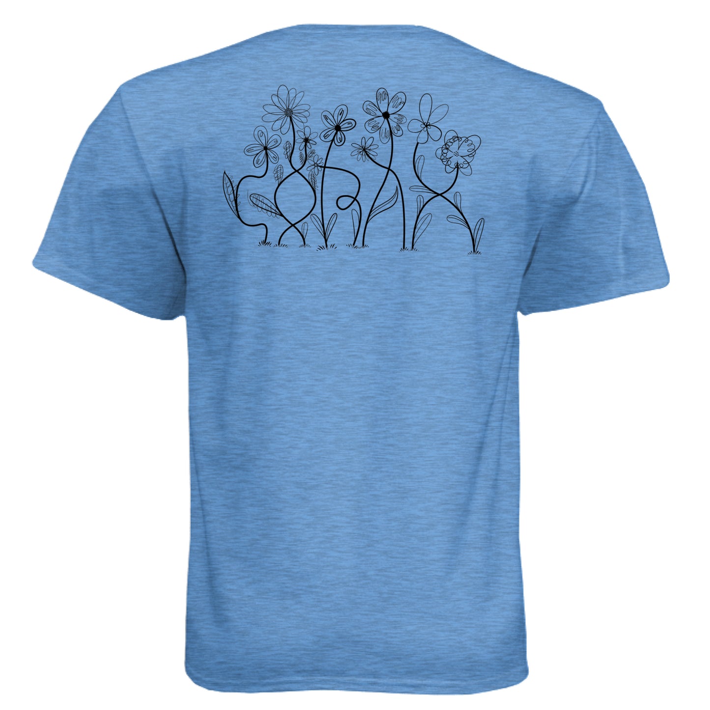 Heather Columbia Blue - BACK