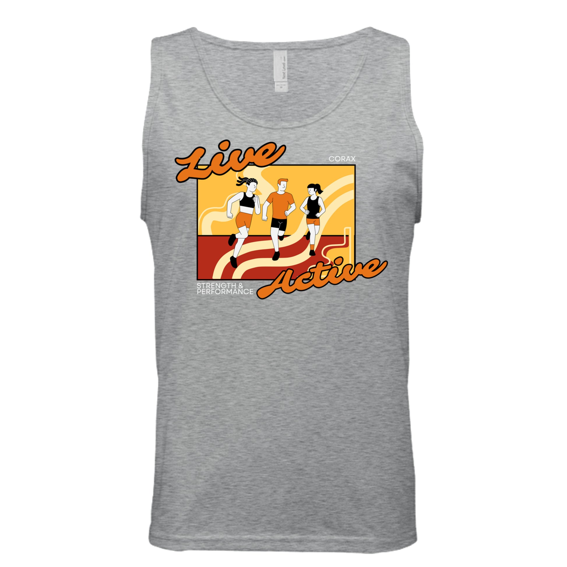 Heather Grey - 3633 - FRONT