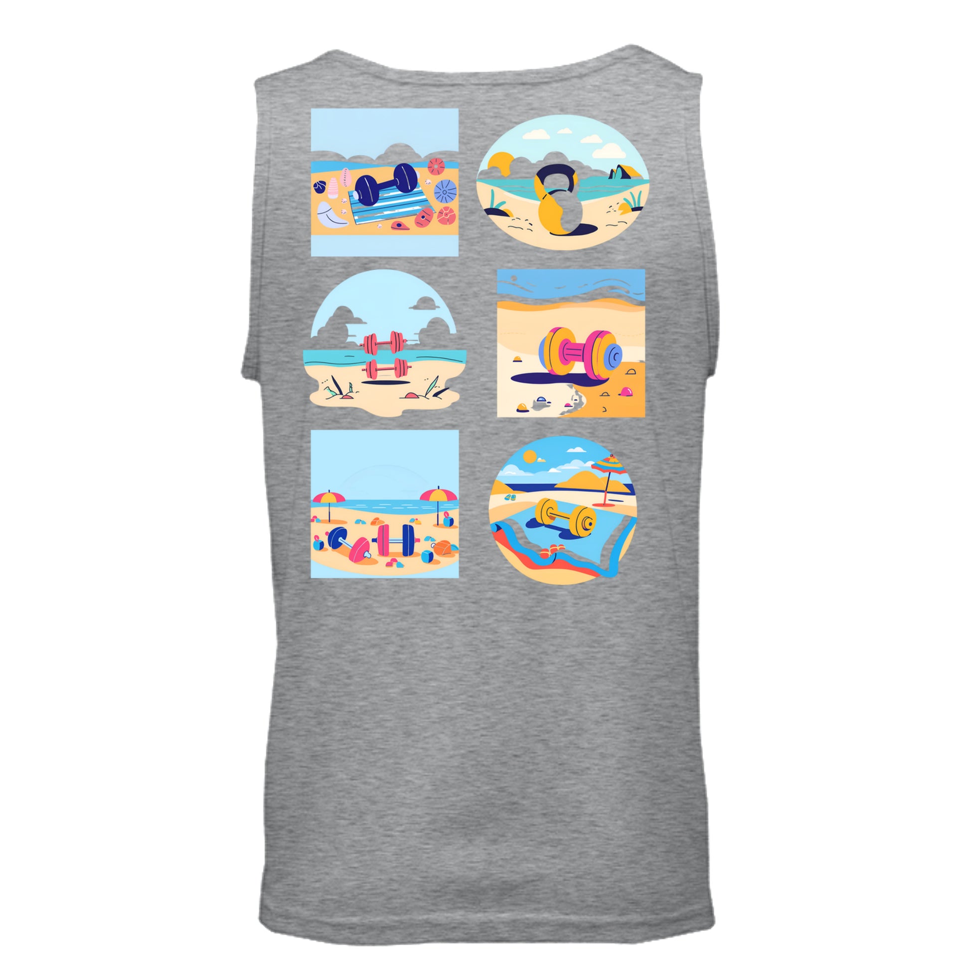 Heather Grey - 3633 - BACK